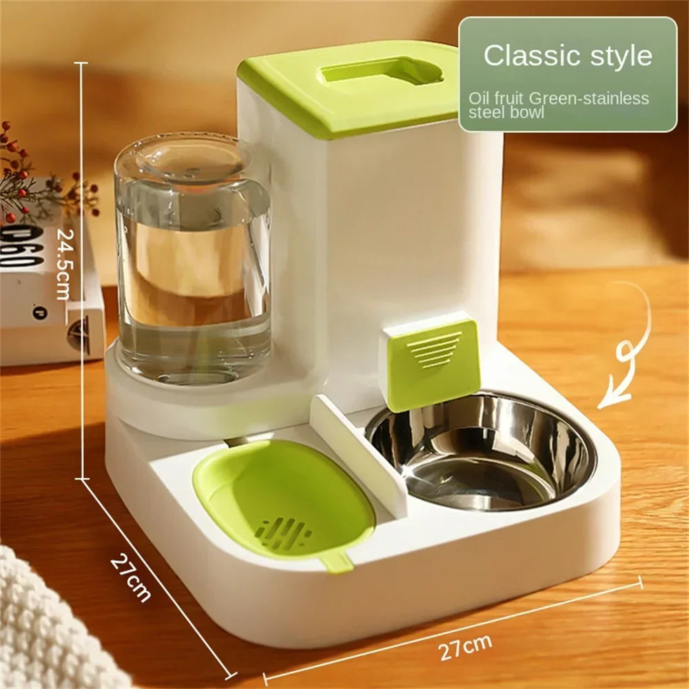 Automatic Cat Dog Feeder Drinking Fountain Water Dispenser Auto Food Bowl Home Pet Supplies for Dogs Cats Accessories