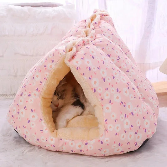 Cats Bed Winter Warm Pet Supplies Basket Houses Accessories All Accessory Dog Mat Cushions Kitten Things Puppy Goods Beds House