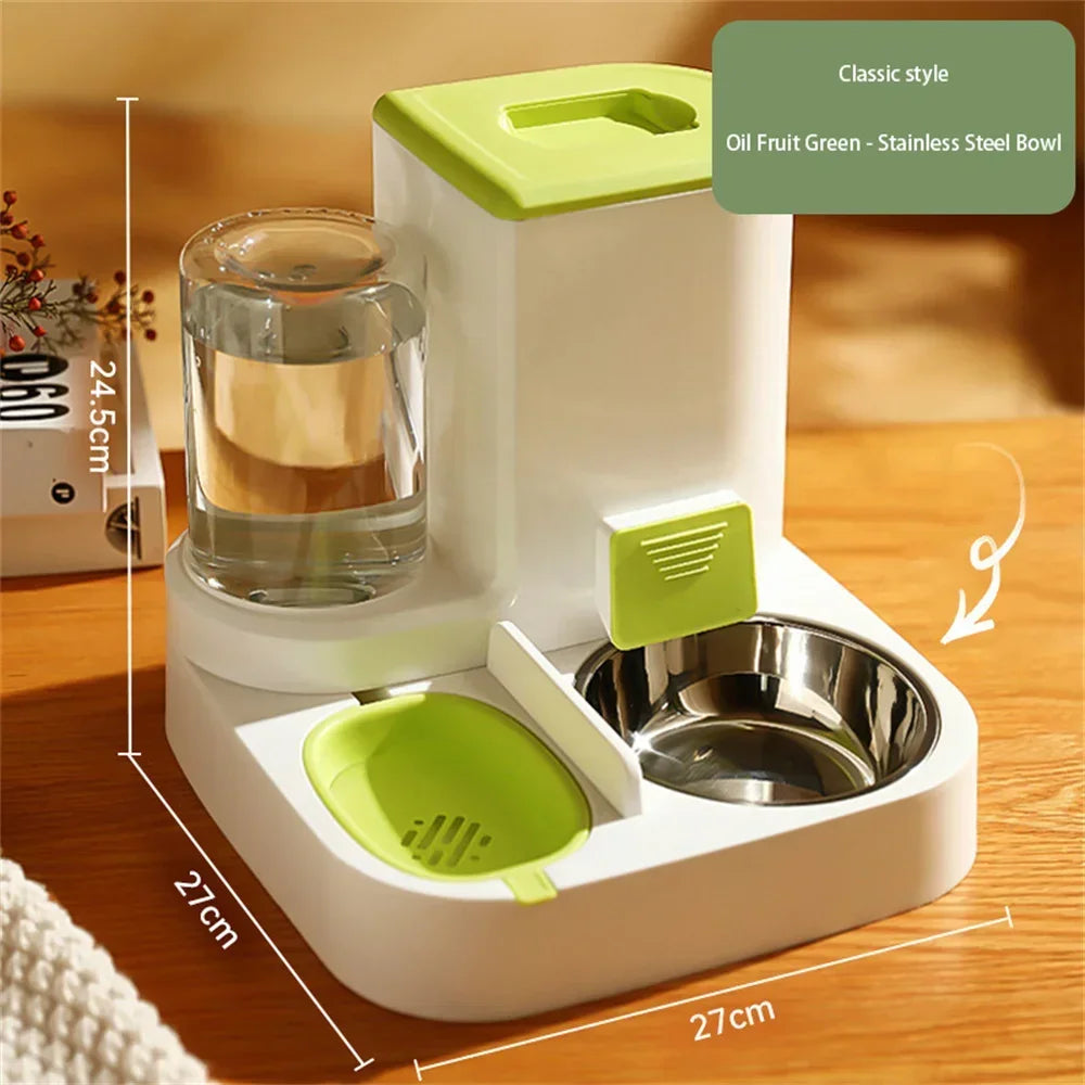 Automatic Cat Dog Feeder Drinking Fountain Water Dispenser Auto Food Bowl Home Pet Supplies for Dogs Cats Accessories