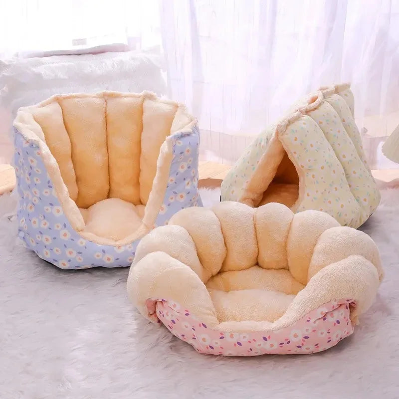 Cats Bed Winter Warm Pet Supplies Basket Houses Accessories All Accessory Dog Mat Cushions Kitten Things Puppy Goods Beds House