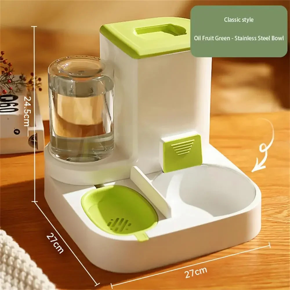 Automatic Cat Dog Feeder Drinking Fountain Water Dispenser Auto Food Bowl Home Pet Supplies for Dogs Cats Accessories