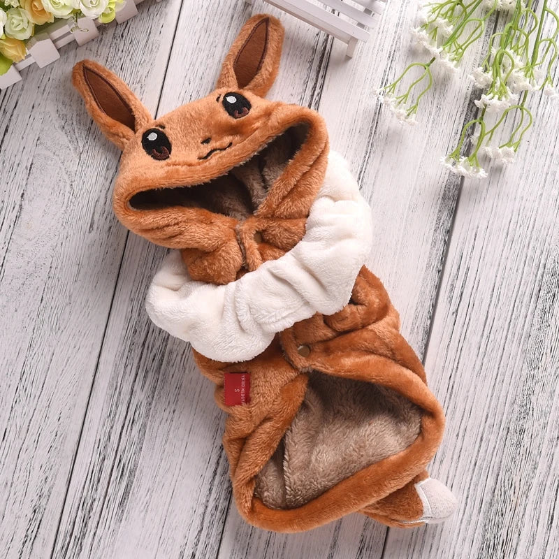 Fleece Dog Clothes Cosplay For Small Medium Puppy Animal Autumn Winter Chihuahua Yorkie Halloween Pet Apparel Garment Supplies