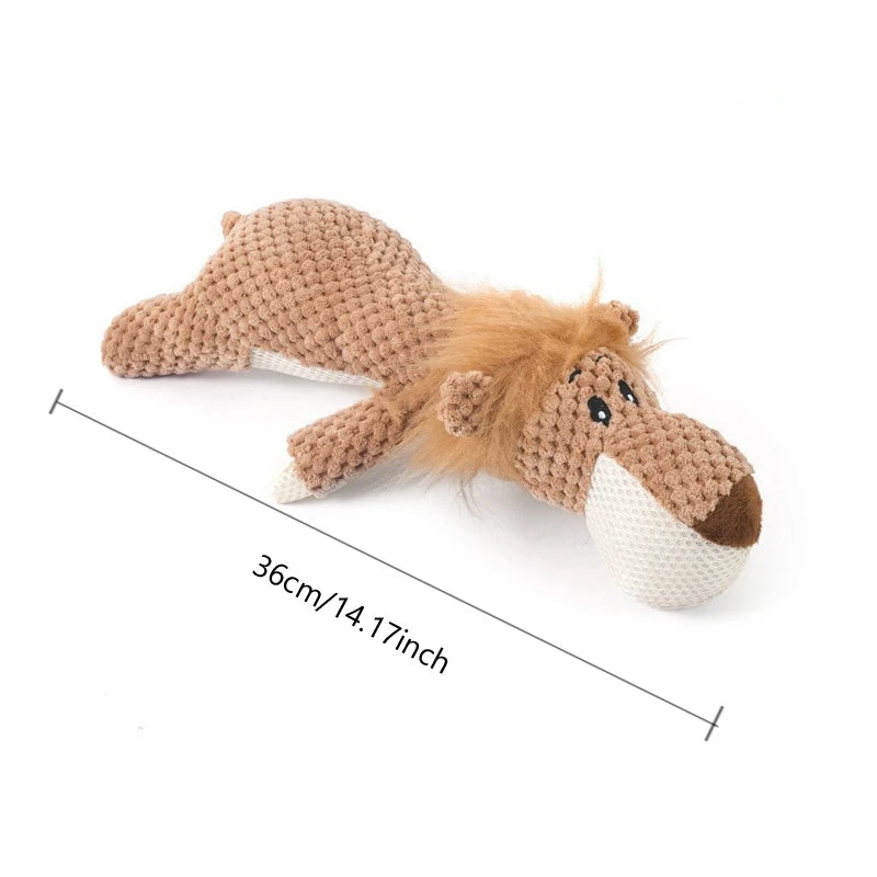 Dinosaur Plush Dog Squeaky Interactive Toys For Small Large Dogs Bite Resistant Chew Toy Pets Accessories