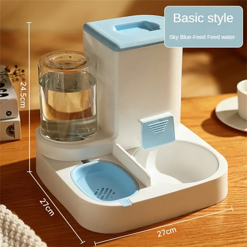 Automatic Cat Dog Feeder Drinking Fountain Water Dispenser Auto Food Bowl Home Pet Supplies for Dogs Cats Accessories