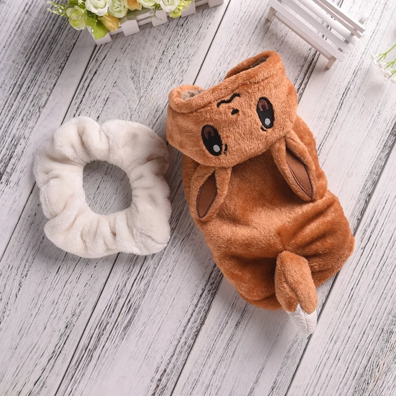 Fleece Dog Clothes Cosplay For Small Medium Puppy Animal Autumn Winter Chihuahua Yorkie Halloween Pet Apparel Garment Supplies