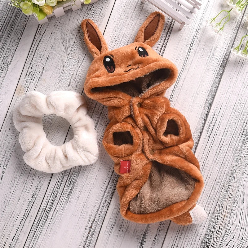 Fleece Dog Clothes Cosplay For Small Medium Puppy Animal Autumn Winter Chihuahua Yorkie Halloween Pet Apparel Garment Supplies